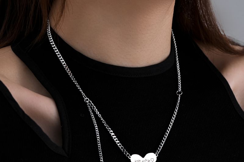 Necklace Heart Pendant
