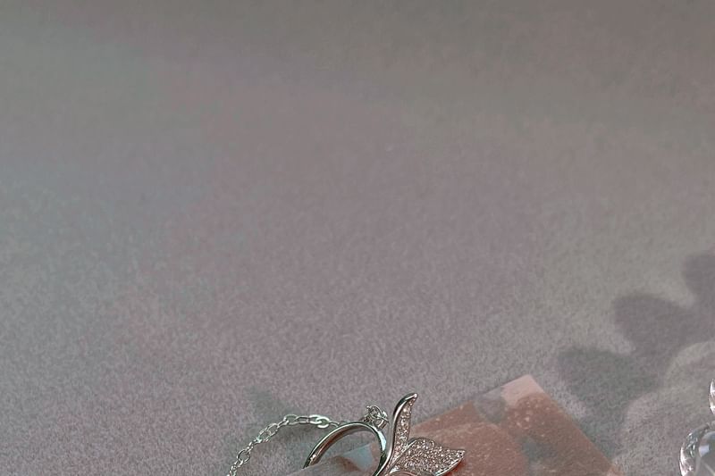 Silver Cuff Sterling Fish Ear 925 Tail Chain