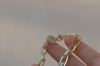 Rhinestone Bracelet Chain
