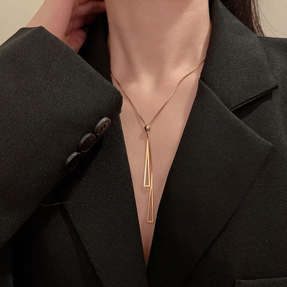 Pendant Necklace Triangle