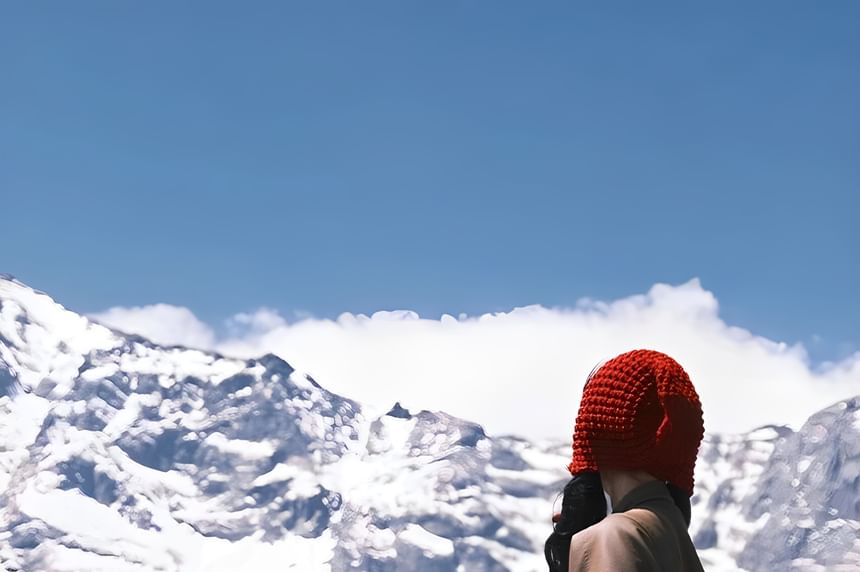 Collared Zip-Up Plain Jacket / Spaghetti Strap Plaid Midi A-Line Dress / High Rise Asymmetrical Layered Lace Skirt / Fringed Bonnet Hat / Belt / Set