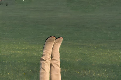 Crew Neck Plain Crop Tank Top / High Waist Shorts / Long-Sleeve Plaid Shirt / Set