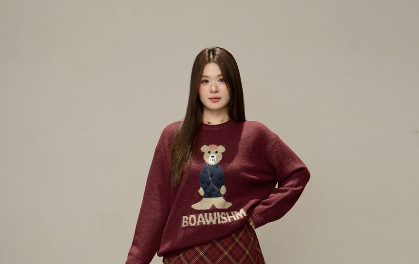 High Rise Plaid A-Line Skirt (Various Designs)