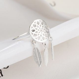 Silver Ring Open Catcher Sterling 925 Dream