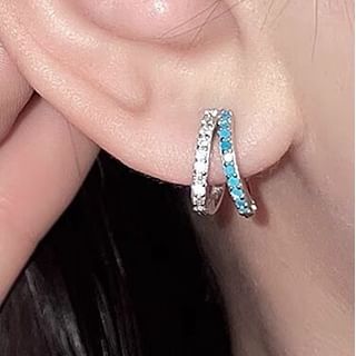 Rhinestone Earring Huggie