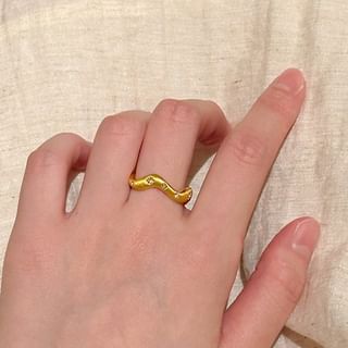 Open Set Ring Rhinestone /