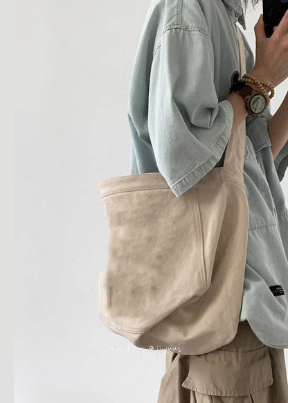 Chemises d'été légères en denim pour hommes, poches amples, bleu