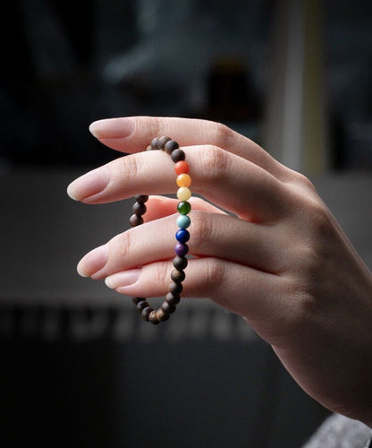 Bracelet Xiaomi en perles arc-en-ciel faites à la main YI047