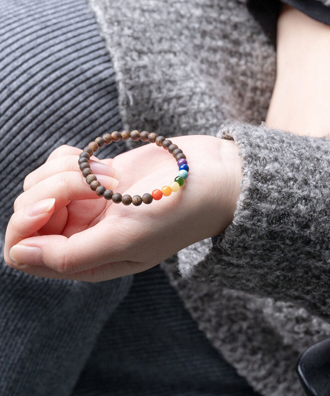 Bracelet Xiaomi en perles arc-en-ciel faites à la main YI047