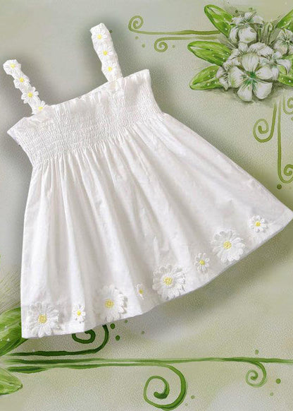 Jolie robe mi-longue en coton à carreaux bleus froissés pour enfants, sans manches, GF001