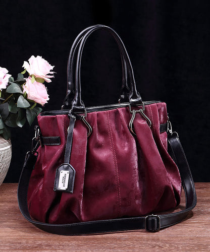Black Modern Capacity Leather Tote Bag Large Calf