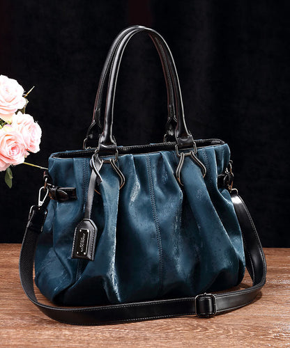 Black Modern Capacity Leather Tote Bag Large Calf