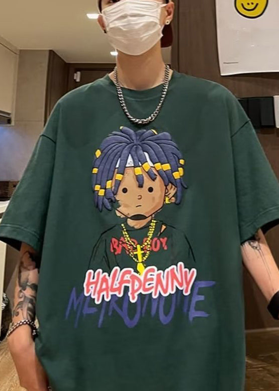 Männer Ärmel T Print Original Half Shirts Apricot Design Neue Baumwolle