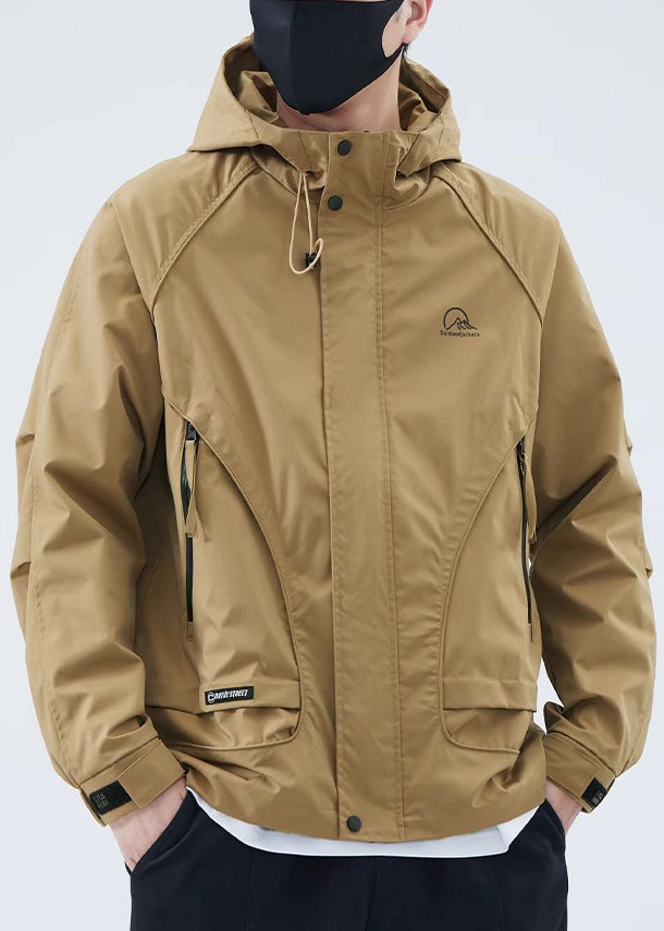 Grün Frühling Mantel Baumwolle Männer Neue Armee