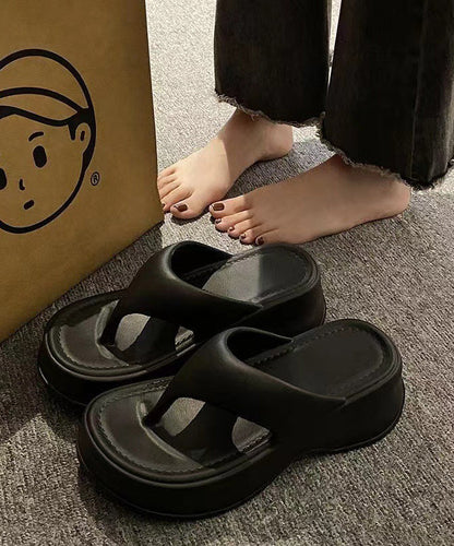 Comfy Rose Platform Flops Flip New