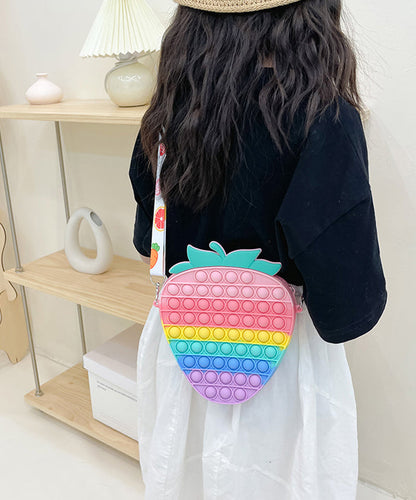 Nouveau sac messager arc-en-ciel tendance et mignon pour enfants IU014