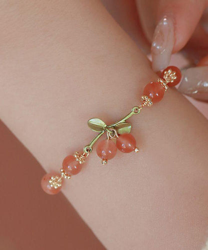 Neues Frühes Frühlings-Süßkirsch-Armband für Frauen, Charm-Armband, Design YI036