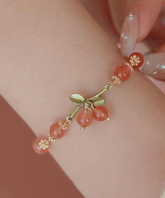 Neues Frühes Frühlings-Süßkirsch-Armband für Frauen, Charm-Armband, Design YI036