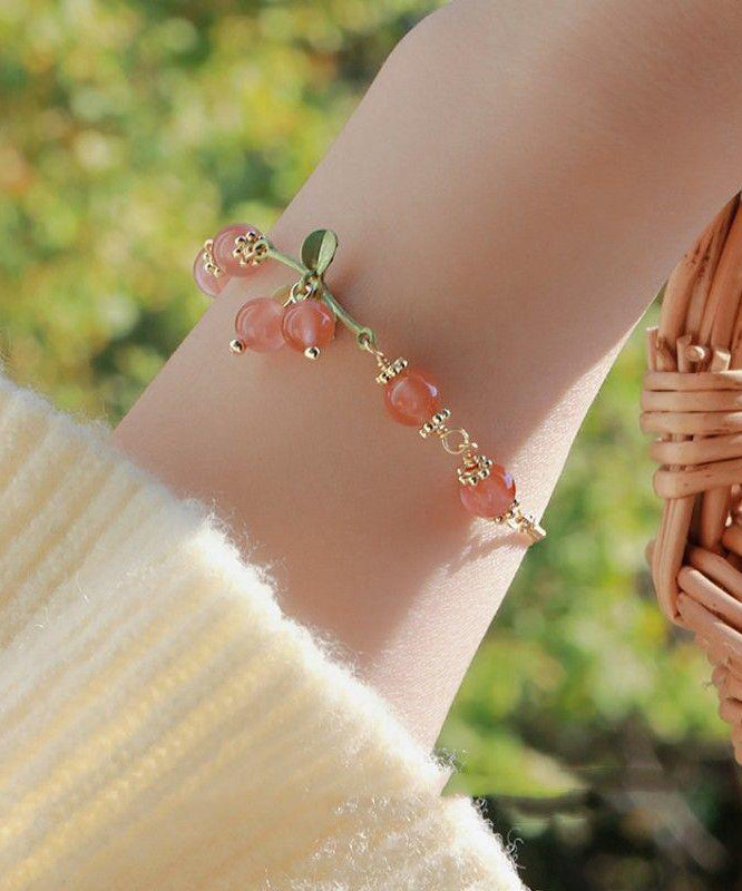 Neues Frühes Frühlings-Süßkirsch-Armband für Frauen, Charm-Armband, Design YI036