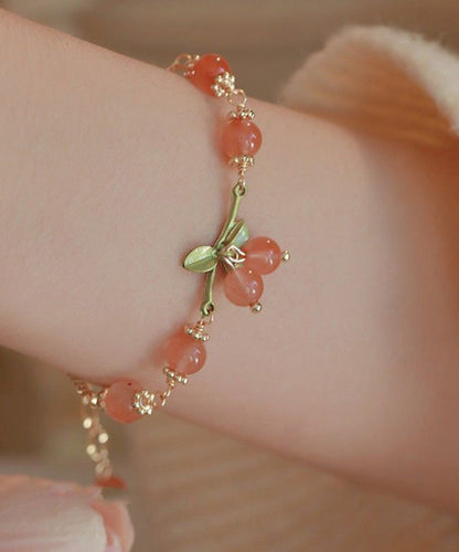 Neues Frühes Frühlings-Süßkirsch-Armband für Frauen, Charm-Armband, Design YI036