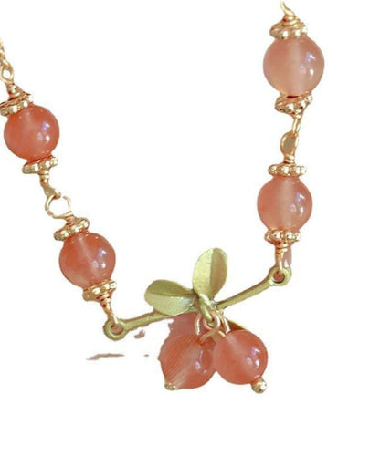 Neues Frühes Frühlings-Süßkirsch-Armband für Frauen, Charm-Armband, Design YI036