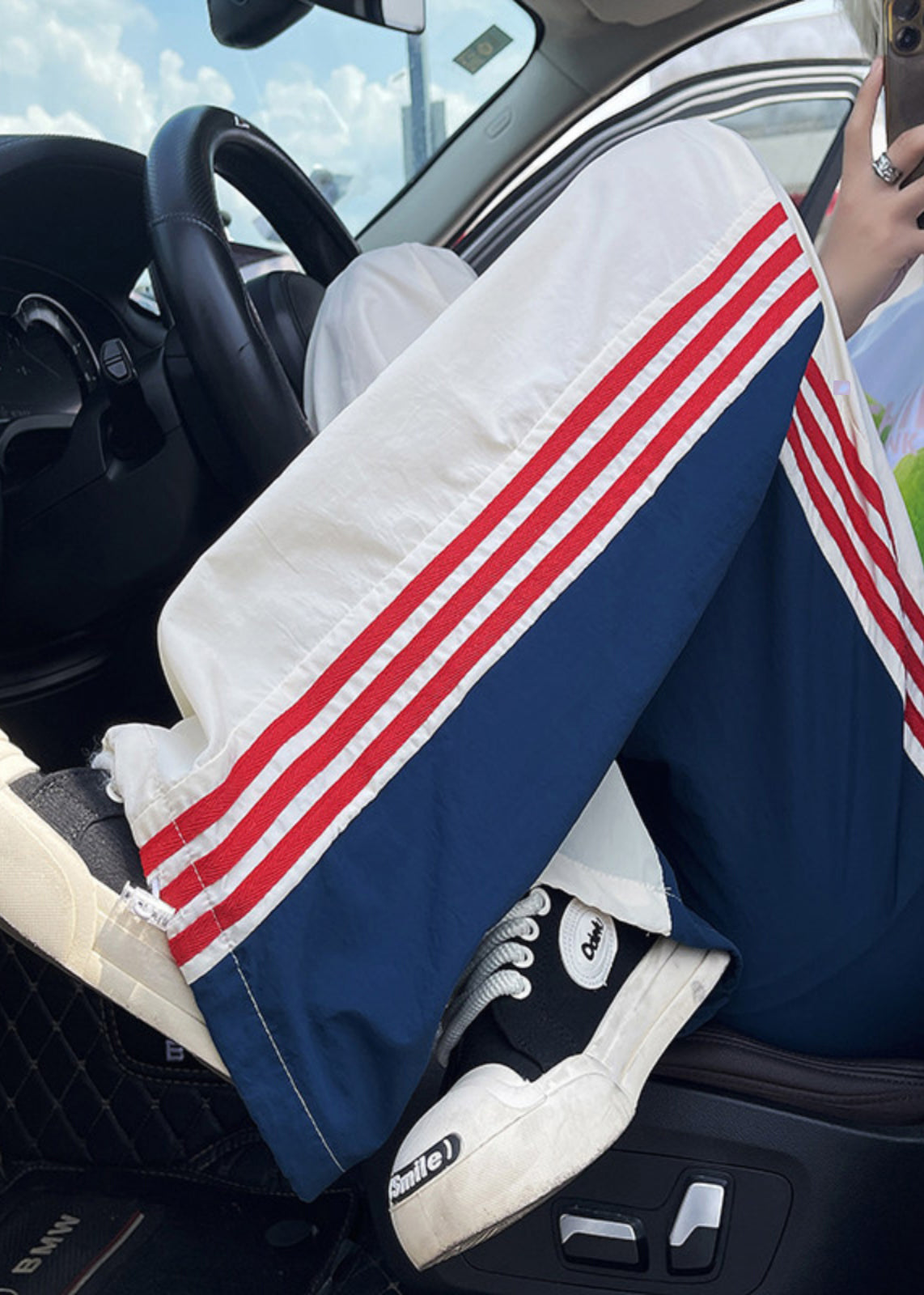 Pantalon de printemps surdimensionné pour homme, patchwork kaki, vêtements en élasthanne neufs