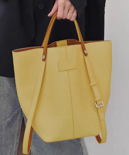 Bucket Capacity Minimalist Large New Bag Beige