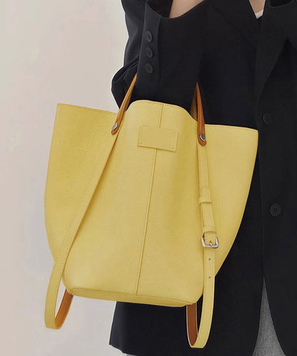 Bucket Capacity Minimalist Large New Bag Beige
