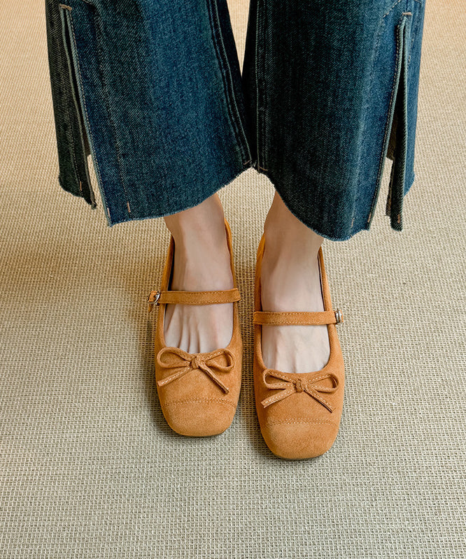 Chunky Strap Schuhe Wildleder Schnalle Neue Spleißen Rot