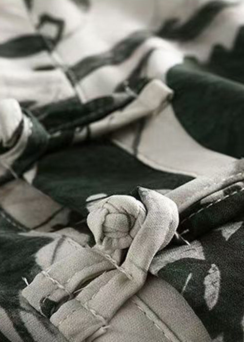 Neu Gelb Druck Sommer Herren Öffnen Taste T Seite Seide Hemd