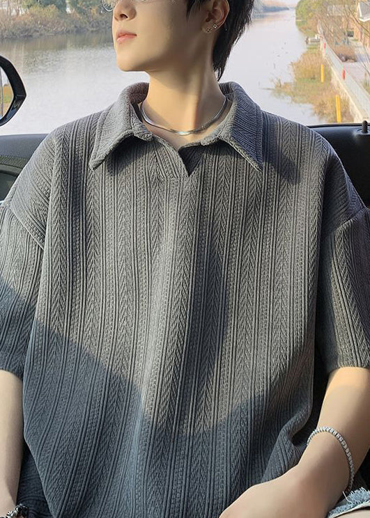 Neu Gelb Sommer Polo Baumwolle Shirts Männer Solide Übergroßen