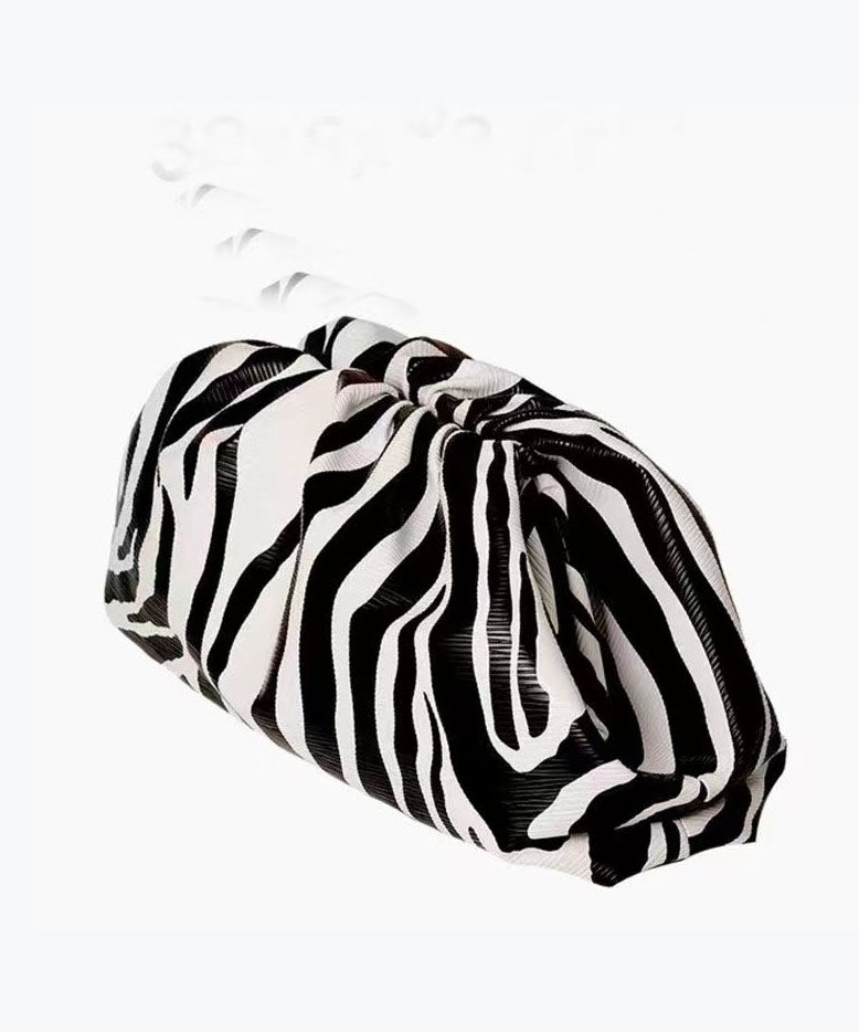 New Zebra Wrinkle Large Capacity Tote Handbag GG067