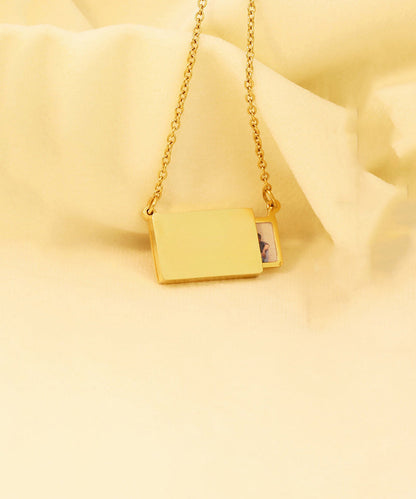 Type Gold Novelty Steel Pendant Pulling Stainless Graphic