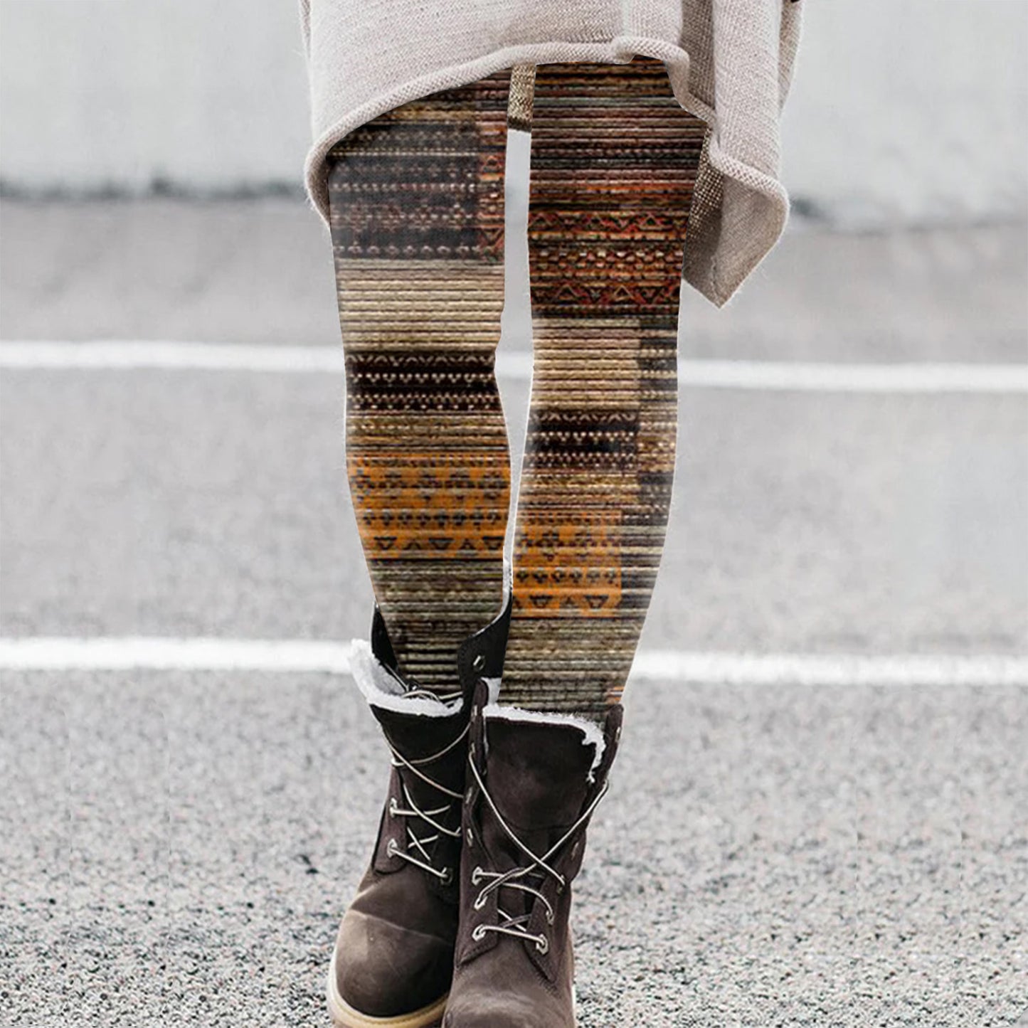 Tight Ethnic Casual Pants BB26