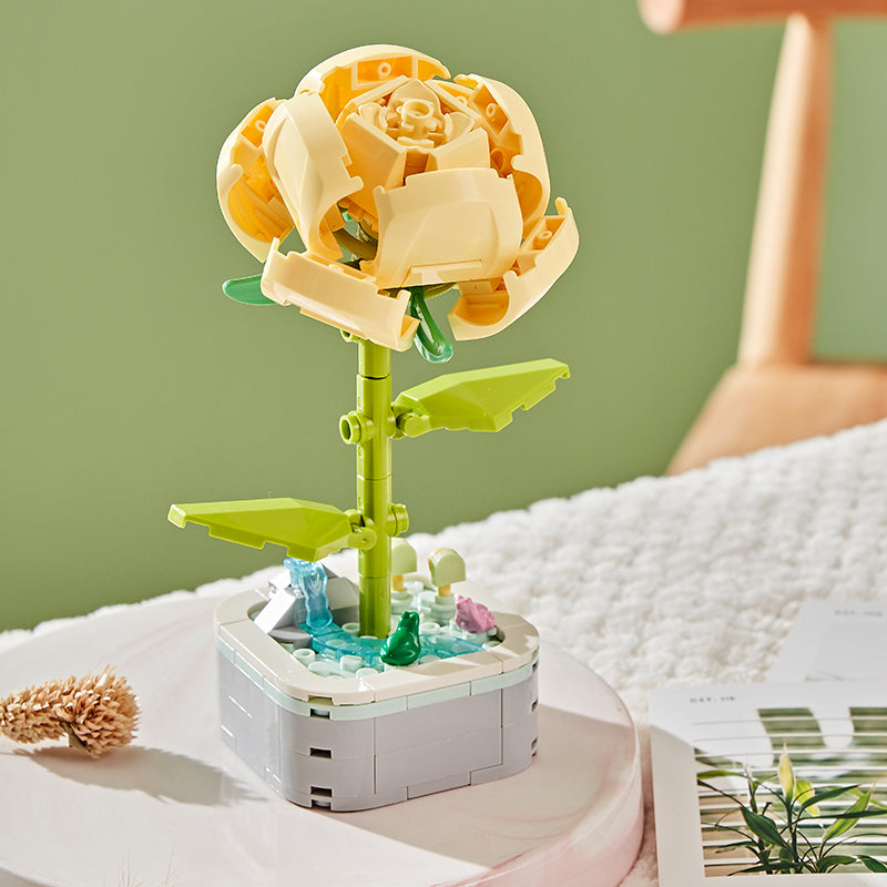 DIY Blumentopf-Baustein