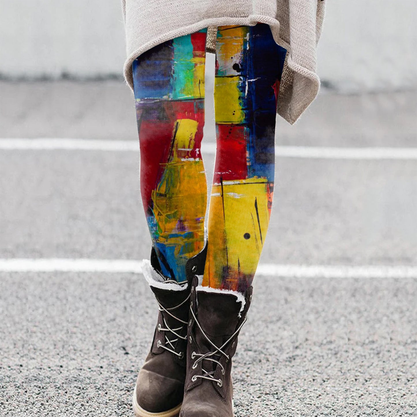 Tight Ethnic Casual Pants BB26