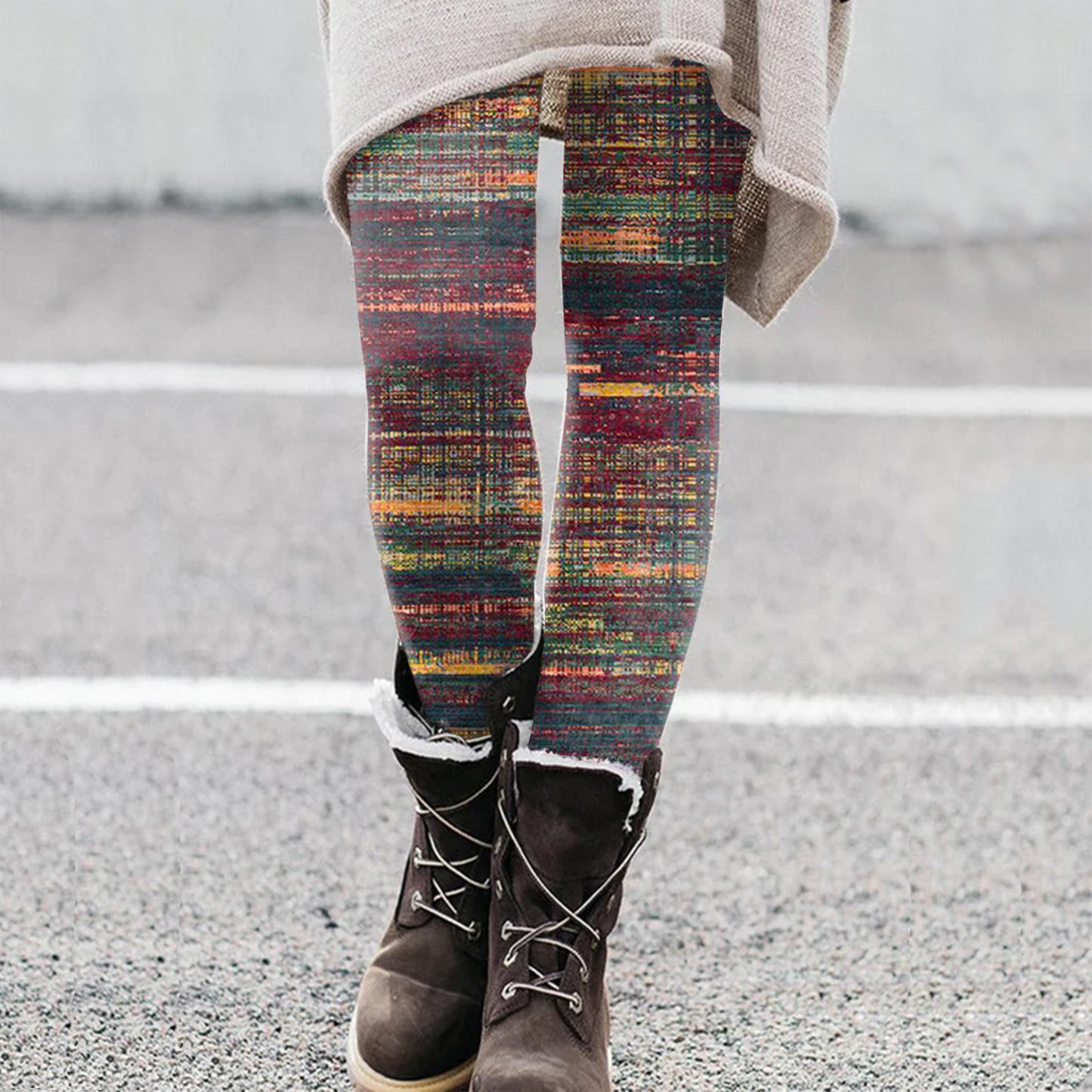 Tight Ethnic Casual Pants BB26