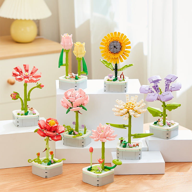 DIY Blumentopf-Baustein