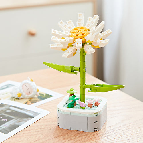 DIY Blumentopf-Baustein