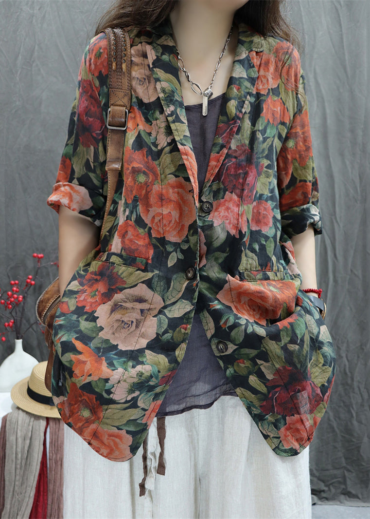 Bracelet en coton pour manteaux, cols, poches, Peter Button, orange