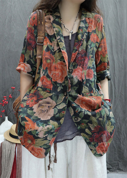 Bracelet en coton pour manteaux, cols, poches, Peter Button, orange