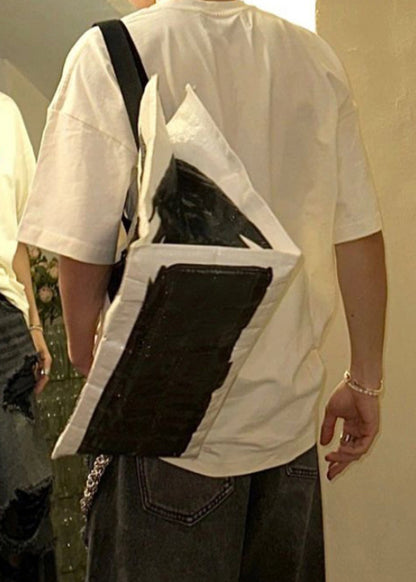 Bio-T-Shirt mit Rundhalsausschnitt und kurzen Ärmeln für Herren, Weiß SA012