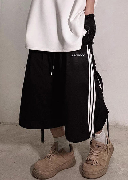 Größe Shorts Plus Taschen Weiß Baumwolle Männer Sommer