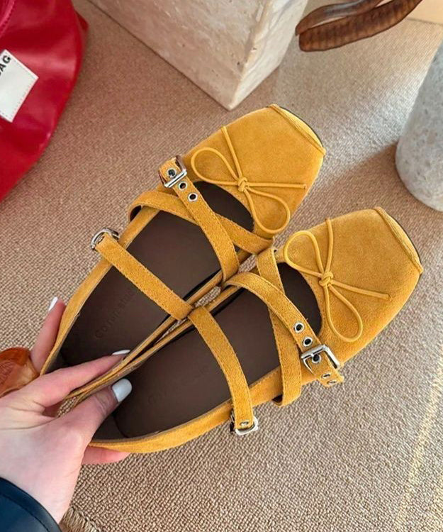 Bow Suede Splicing Strap Cross Red Boutique Shoes Wedge