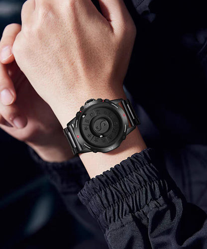 Apéritif rétro en acier inoxydable noir en forme de huit diagrammes