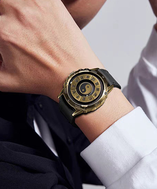 Apéritif rétro en acier inoxydable noir en forme de huit diagrammes