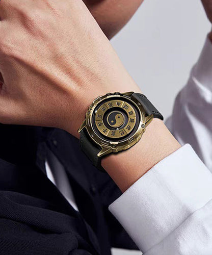 Apéritif rétro en acier inoxydable noir en forme de huit diagrammes