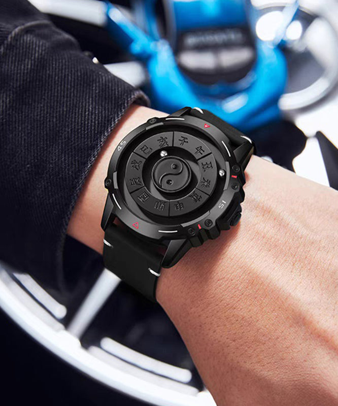 Apéritif rétro en acier inoxydable noir en forme de huit diagrammes