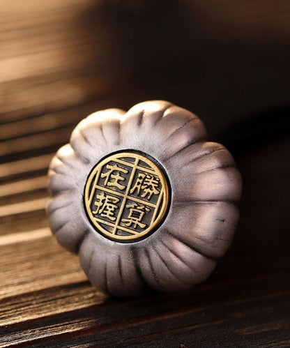 Chaînes en soie sterling nuage rétro argent téléphone de bon augure ail