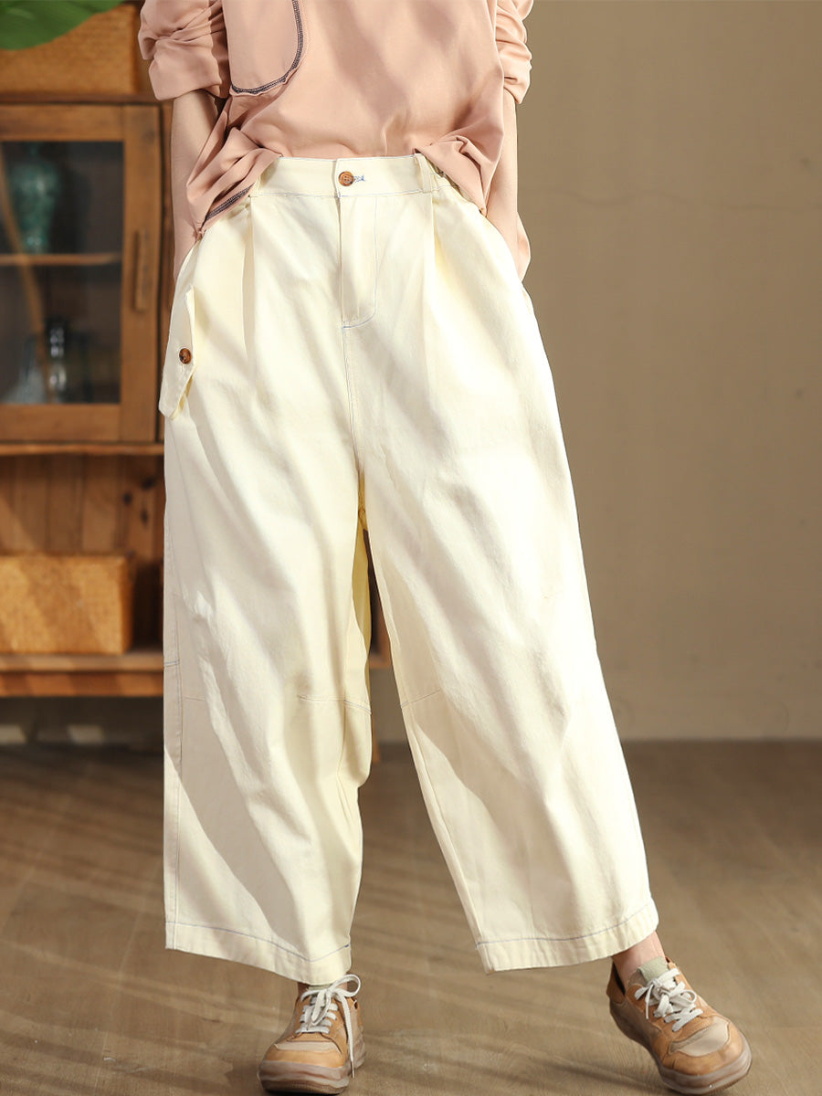 Women  Autumn Commute Solid Loose Harem Pants AT1070